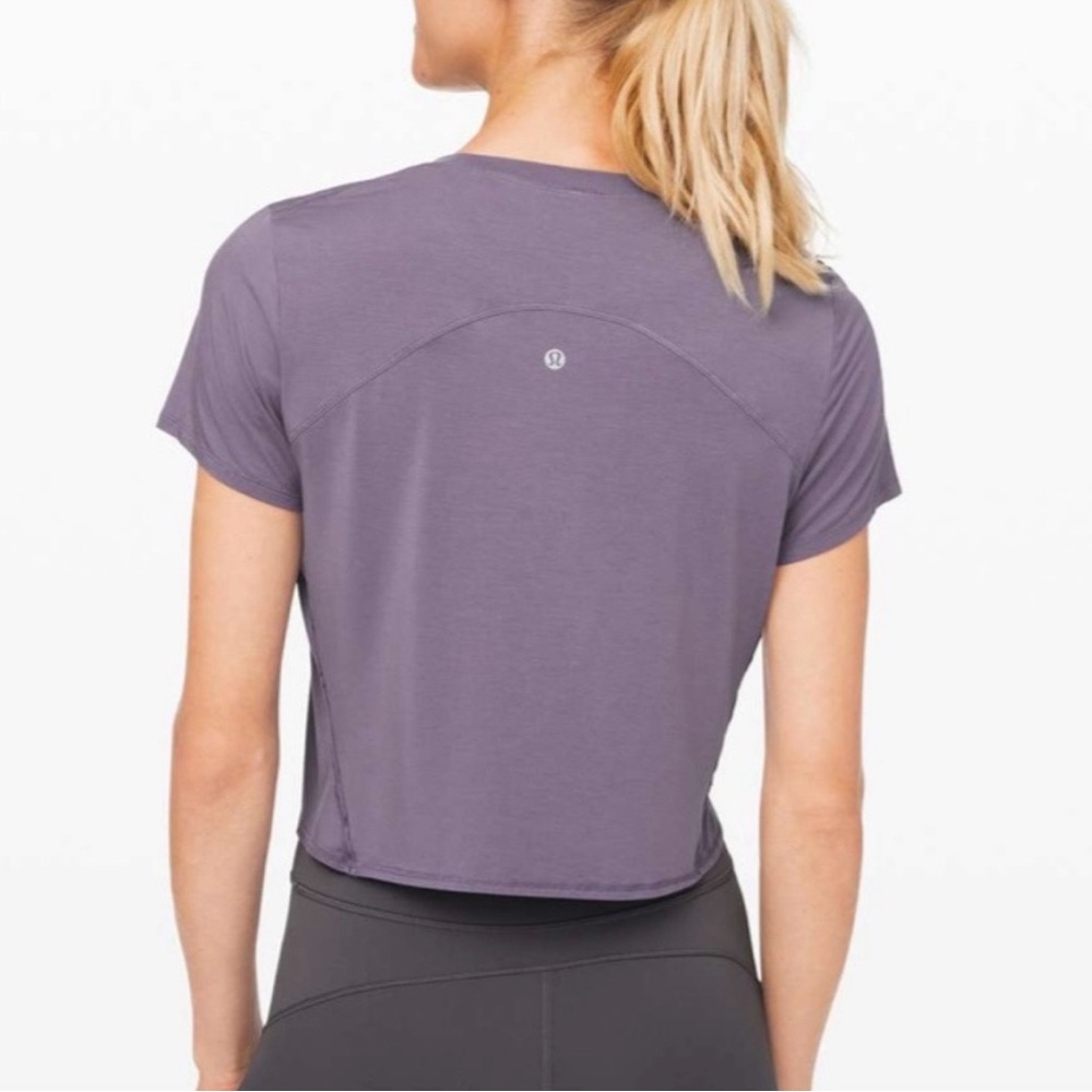 Lululemon Action Always Short Sleeve Purple Quartz